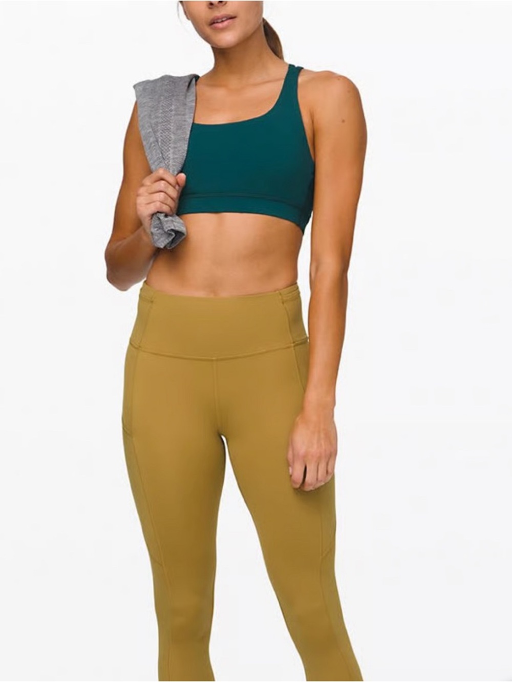 lululemon High-Rise Leggings in Mustard Yellow- Fast & Free High Rise